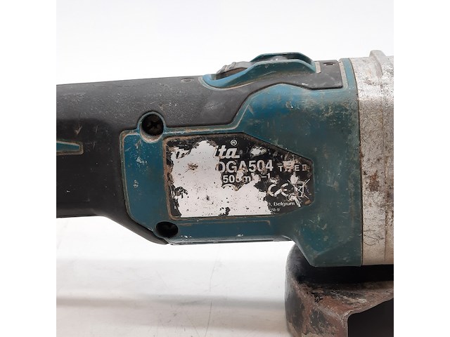 Accu haakse slijper, makita, dga 504, 2017 - afbeelding 15 van  15