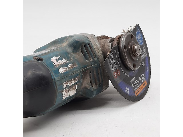 Accu haakse slijper, makita, dga504, 2018 - afbeelding 10 van  11