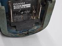 Accu haakse slijper, makita, dga504, 2023 - afbeelding 6 van  9