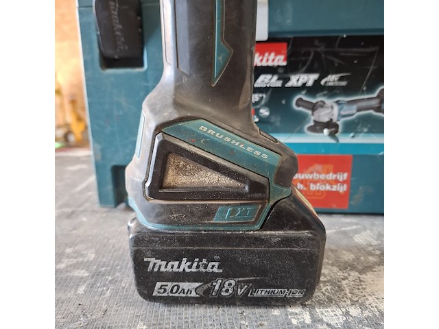 Accu haakse slijper makita, dga504, bouwjaar 2021 - afbeelding 5 van  5