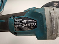 Accu haakse slijper makita, dga504 , bouwjaar 2023 - afbeelding 4 van  7
