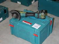 Accu haakse slijper makita dga504 met accu en kunststoffen koffer - afbeelding 2 van  2