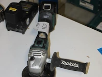 Accu haakse slijper makita dga504 met accu - afbeelding 2 van  2