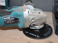 Accu haakse slijper makita dga521 met 5.0ah accu. juni 2024. - afbeelding 3 van  3