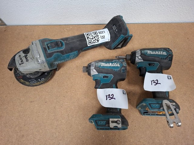 Accu haakse slijper met 2c slagschroevendraaier makita, dga506 | dtd153 - afbeelding 1 van  9