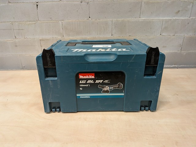 Accu haakse slijper met accu schroevendraaier, makita dg504, makita dhp486 - afbeelding 6 van  14