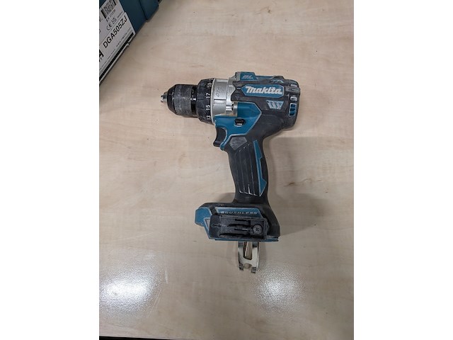 Accu haakse slijper met accu schroevendraaier, makita dg504, makita dhp486 - afbeelding 8 van  14