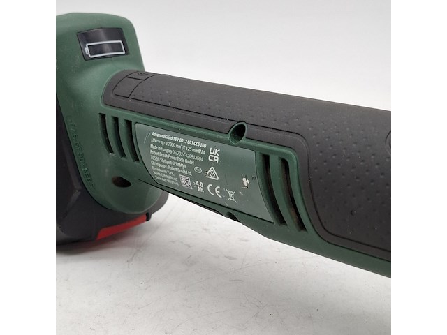 Accu haakse slijper, metabo, advancedgrind 18v-80 - afbeelding 7 van  10