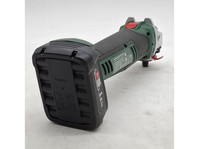 Accu haakse slijper, metabo, advancedgrind 18v-80 - afbeelding 9 van  10
