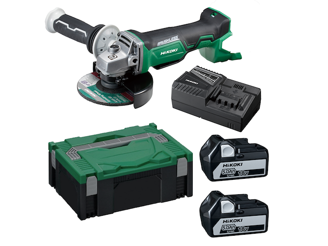 Accu haakse slijper set 18v hikoki, g 18dbbal - afbeelding 3 van  3