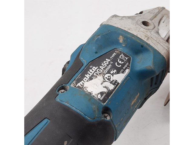 Accu haakseslijper, makita, dga504, 2019 - afbeelding 3 van  11