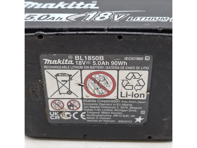 Accu haakseslijper, makita, dga513, 2020 - afbeelding 5 van  13