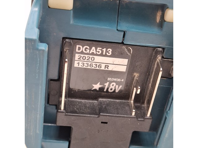 Accu haakseslijper, makita, dga513, 2020 - afbeelding 9 van  13