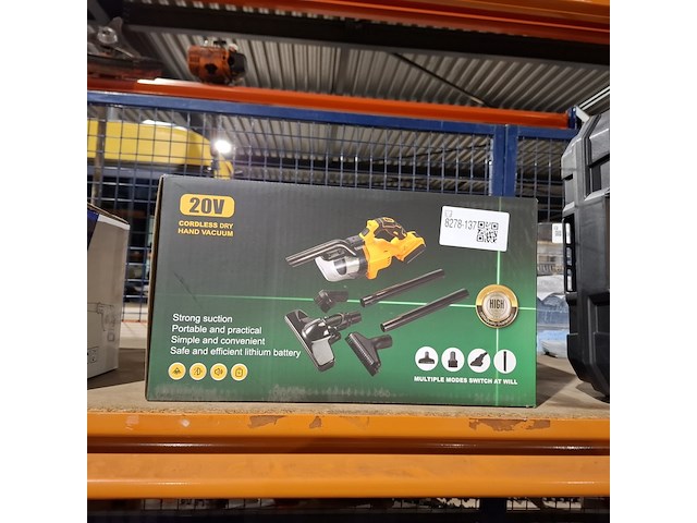 Accu handstofzuiger | 20v sanderz, geel, 2025 - afbeelding 2 van  2