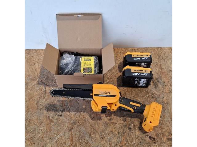 Accu heggenschaar | 6 inch sanderz, geel, 2025 - afbeelding 7 van  8