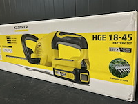 Accu heggenschaar kärcher, hge 18-45, zwart/geel - afbeelding 2 van  4
