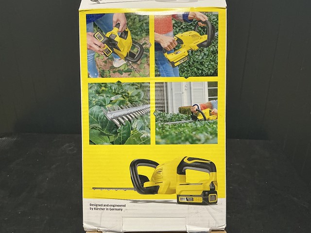 Accu heggenschaar kärcher, hge 18-45, zwart/geel - afbeelding 3 van  4