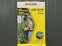 Accu heggenschaar kärcher, hge 18-45, zwart/geel - afbeelding 4 van  4