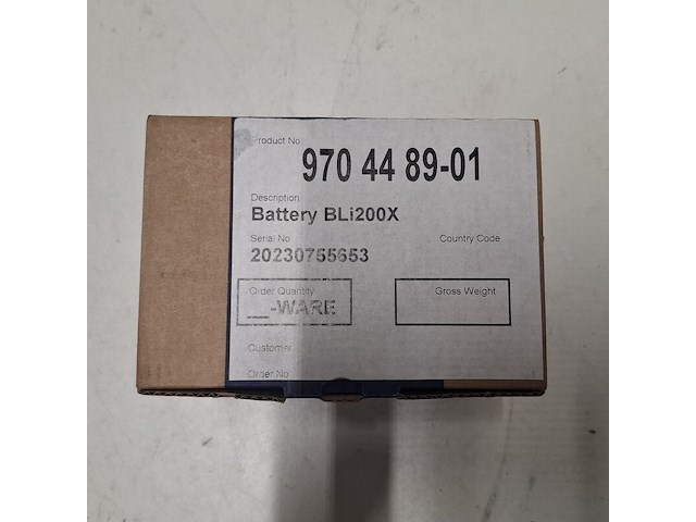 Accu, husqvarna, bli200x, donkergrijs / antraciet, 2023 - afbeelding 7 van  7