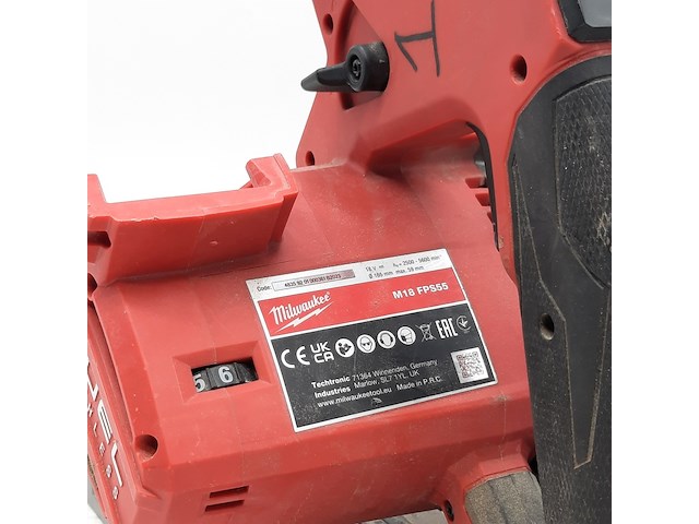 Accu invalzaag, milwaukee, m18 fps55, 2023 - afbeelding 9 van  10