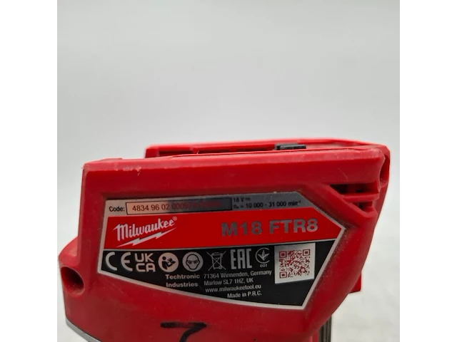 Accu kantenfrees, milwaukee, m18 ftr8 - afbeelding 4 van  5