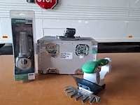 Accu kantenknipper met accu ledlamp hitachi, cg10dl, ub18ddl