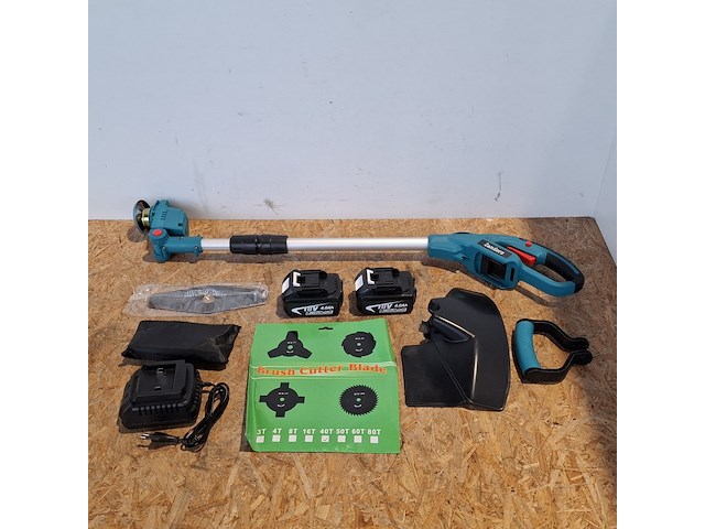 Accu kantenmaaier 10", blauw - afbeelding 4 van  6