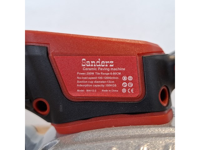 Accu keramische bestratingsmachine, rood - afbeelding 4 van  8