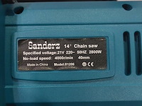 Accu kettingzaag | 14 inch sanderz, blauw, 2025 - afbeelding 4 van  7