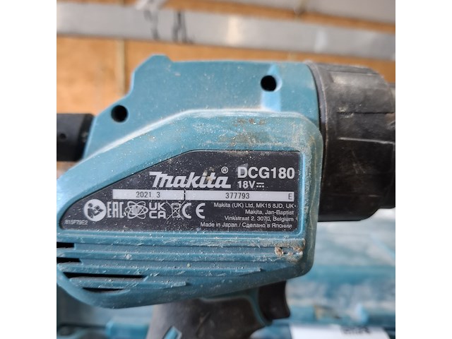 Accu kitspuit makita, dcg180, bouwjaar 2021 - afbeelding 4 van  5