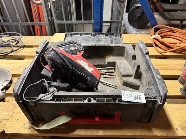 Accu klopboormachine, 2x accu, 1x lader milwaukee - afbeelding 1 van  7