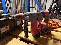 Accu klopboormachine, 2x accu, 1x lader milwaukee - afbeelding 6 van  7