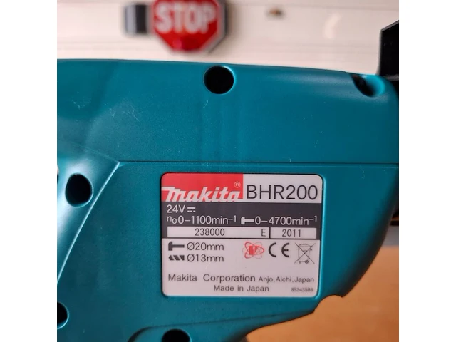 Accu klopboormachine makita, bhr200, bouwjaar 2011 - afbeelding 4 van  7