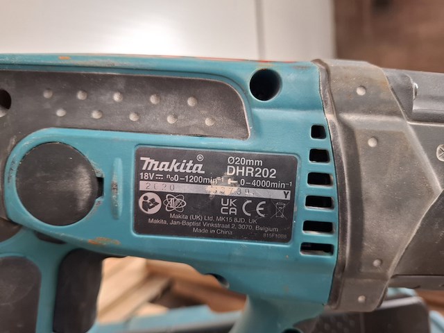 Accu klopboormachine makita, dhr202, bouwjaar 2020 - afbeelding 4 van  6