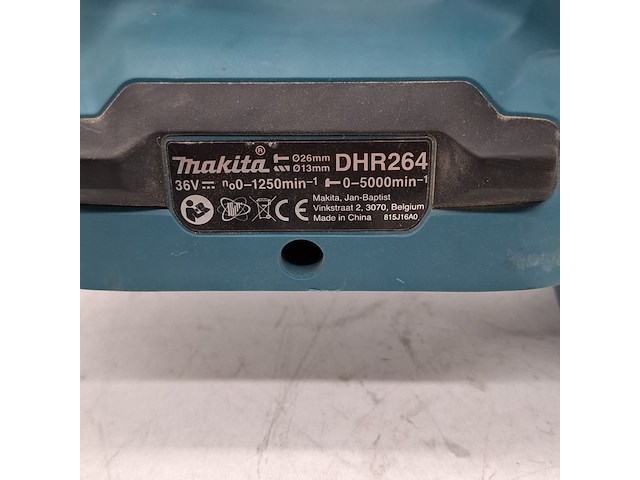Accu klopboormachine, makita, dhr264, 2018 - afbeelding 7 van  13