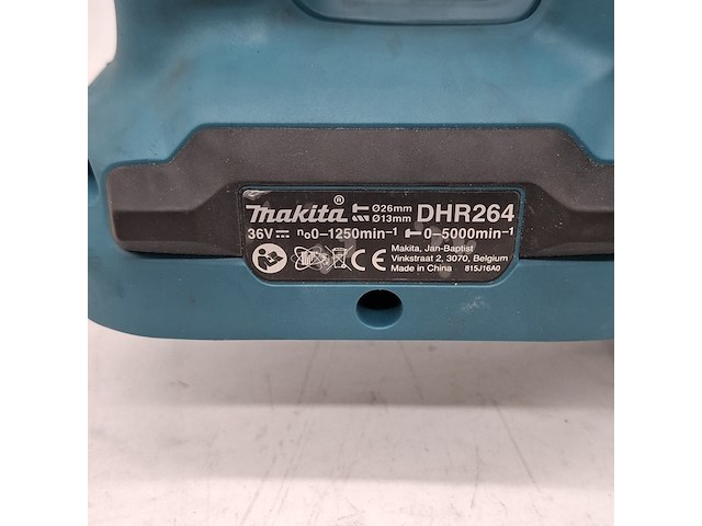 Accu klopboormachine, makita, dhr264, 2018 - afbeelding 7 van  13