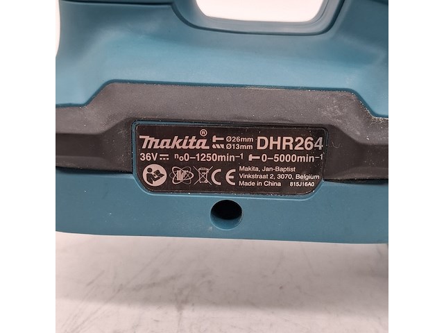 Accu klopboormachine, makita, dhr264, 2018 - afbeelding 2 van  8