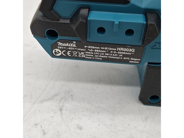 Accu klopboormachine, makita, hr003g, 2020 - afbeelding 7 van  13