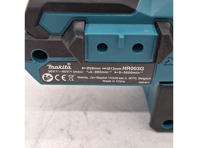 Accu klopboormachine, makita, hr003g, 2020 - afbeelding 7 van  13