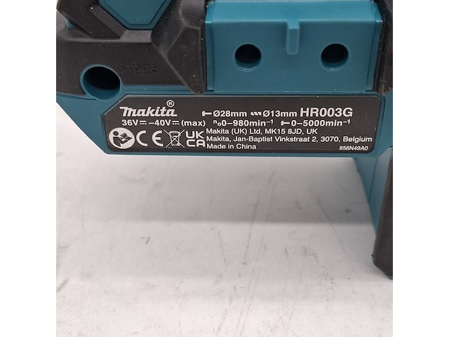Accu klopboormachine, makita, hr003g, 2020 - afbeelding 7 van  13