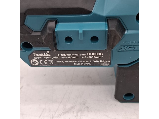 Accu klopboormachine, makita, hr003g, 2020 - afbeelding 7 van  13