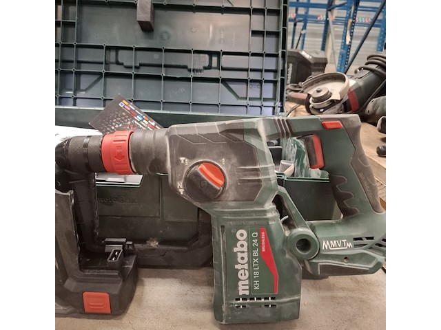 Accu klopboormachine met afzuiging metabo, kh18ltxbl 24q, bouwjaar 2021 - afbeelding 2 van  8