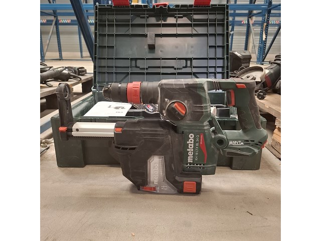 Accu klopboormachine met afzuiging metabo, kh18ltxbl 24q, bouwjaar 2021 - afbeelding 8 van  8