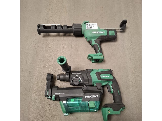 Accu klopboormachine met kitpistool hikoki - afbeelding 1 van  9