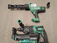 Accu klopboormachine met kitpistool hikoki - afbeelding 1 van  9