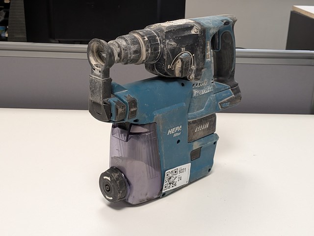 Accu klopboormachine met stofafzuiging makita, dhr242, bouwjaar 2020 - afbeelding 3 van  10
