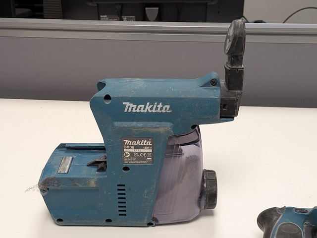 Accu klopboormachine met stofafzuiging makita, dhr242, bouwjaar 2020 - afbeelding 10 van  10