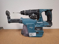 Accu klopboormachine met stofafzuiging makita, dhr242 | dx06, bouwjaar 2021 - afbeelding 1 van  4