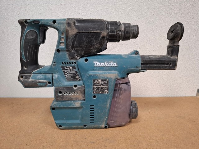 Accu klopboormachine met stofafzuiging makita, dhr242 | dx06, bouwjaar 2021 - afbeelding 2 van  4