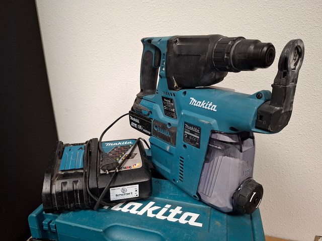 Accu klopboormachine met stofafzuiging makita, dhr242 | dx06, bouwjaar 2024 - afbeelding 4 van  7